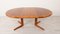 Vintage Danish Extendable Round Dining Table in Teak, Image 20