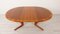 Vintage Danish Extendable Round Dining Table in Teak 5