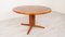 Vintage Danish Extendable Round Dining Table in Teak, Image 14