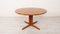 Vintage Danish Extendable Round Dining Table in Teak 1