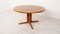Vintage Danish Extendable Round Dining Table in Teak 16
