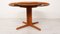 Vintage Danish Extendable Round Dining Table in Teak 24