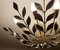 Large Vintage Foliage Pendant Light, 1950s 18