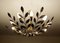 Large Vintage Foliage Pendant Light, 1950s 17