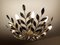 Large Vintage Foliage Pendant Light, 1950s, Image 8