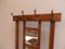 Vintage Oak Standing Coat Rack, 1890s 9