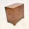 Military Campaign Style Chest of Drawers in Yew Wood, 1930s, Image 3