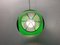 Vintage Ufo Ceiling Lamp in Green Plastic and with Black Grids from Massive Lighting, 1970s, Image 20