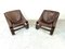 Swedish Kroken Armchairs attributed to Ake Fribyter for Nelo Möbel, 1970s, Set of 2 4