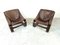 Swedish Kroken Armchairs attributed to Ake Fribyter for Nelo Möbel, 1970s, Set of 2, Image 4