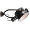 Vintage Industrial Black Enamel and Cast Iron Wall Light, Image 2
