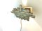 Vintage Brutalist Metal Wall Lamp, 1970s, Image 3