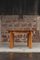 Brutalist Dining Table in Elm, 1980s, Image 1