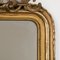 Espejo de madera dorada del siglo XIX, Imagen 5