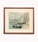 R. Savary, Quay of the Seine, Lithograph, Framed 1