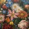 Artista francese, composizione floreale, pittura a olio, con cornice, Immagine 3