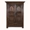 French 18th Century Dark Oak Cupboard, Image 1