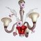 Small Venetian Handblown Murano Chandelier 8