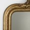 19th Century Louis Philippe Mirror with Small Shell Crest 4
