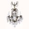 Antique French Crystal Chandelier with Candles, Image 1