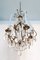 Lustre Antique en Cristal avec Bougies, France 5