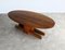 Brutalist Dining Table in Oval Shape, 1960s 4