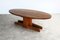 Brutalist Dining Table in Oval Shape, 1960s 1