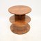 Art Deco Walnut Occasional Side Table, 1920s 5