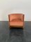 Art Deco Rationalist Armchair with Pouf, 1930s, Set of 2 4