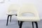 Executive Chairs in Ivory Leather by Eero Saarinen for Knoll International, Set of 6, Image 5