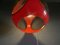 Vintage Colani Ufo Deckenlampe aus rotem Kunststoff von Massive, 1970er 19