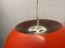 Vintage Colani Ufo Ceiling Lamp in Red Plastic from Massive, 1970s 12