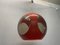 Vintage Colani Ufo Ceiling Lamp in Red Plastic from Massive, 1970s 6