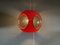 Vintage Colani Ufo Ceiling Lamp in Red Plastic from Massive, 1970s, Image 16