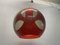 Vintage Colani Ufo Ceiling Lamp in Red Plastic from Massive, 1970s 3