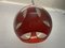Vintage Colani Ufo Ceiling Lamp in Red Plastic from Massive, 1970s 7