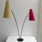 Mid-Century Italian Red and Yellow Floor Lamp, 1950s 10