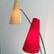 Mid-Century Italian Red and Yellow Floor Lamp, 1950s 5