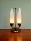 Large Table Lamp in Brass and White Opaline, 1960s 2