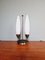Large Table Lamp in Brass and White Opaline, 1960s 4