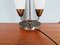 Large Table Lamp in Brass and White Opaline, 1960s 17