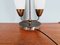 Large Table Lamp in Brass and White Opaline, 1960s, Image 17