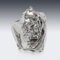 Calamaio a forma di slittino placcato in argento di Kayser, Germania, XX secolo, anni '20, Immagine 15