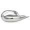 Italian Silver Baguette Tray in the form of Swan by Finzi, 1970s, Image 1