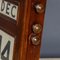 20th Century Mahogany Perpetual Desk Calendar, 1930s 3