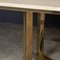 Vintage 20th Century Italian Travertine & Gold Dining Table by Alessandro Albrizzi, 1970s, Image 4