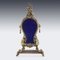 19th Century Austrian Silver & Lapis Lazuli Clock, Vienna, 1890s, Image 5