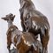 Prosper Lecourtier, Stag & Doe, 19th Century, Bronze 5