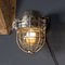 Vintage 20th Century WW2 Caged Submarine Wall Lights, 1940s, Set of 2 10