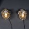 Vintage 20th Century WW2 Caged Submarine Wall Lights, 1940s, Set of 2 12